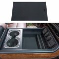 Center Console Organizer Cover For 2014 To 2019 Gmc Sierra And Chevy Silverado Secret Pocket Lid With Hidden Tray Black Abs 