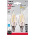 Led Ca10 E12 Ww 25w 2pk