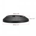 Uxcell Pipe Cover Decoration 25mm Pp Plastic Escutcheon Water Drain Line Black 10pcs