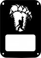 Jeeptails Bigfoot Middle Finger Tail Lamp Light Covers For Jeep Jk Wrangler Set Of 2 