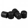 X Autohaux 5 Pcs 30mm 1 18 Silicone Hose Cap Intake Vacuum Tube End Plug For Car Black