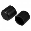 X Autohaux 5 Pcs 30mm 1 18 Silicone Hose Cap Intake Vacuum Tube End Plug For Car Black