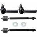 Ocpty New 4-piece Inner Tie Rod End Outer Fit 2016-2018 For Toyota Tacoma 2005-2015 4wd 2wd