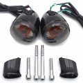 Httmt- Black Rear Turn Signal Light Indicator Narrow Bracket For H-d 02-17 Fxd Fxdc Fxdl Fxdx Flstf