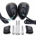 Httmt- Black Rear Turn Signal Light Indicator Narrow Bracket For H-d 02-17 Fxd Fxdc Fxdl Fxdx Flstf