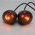Httmt- Black Rear Turn Signal Light Indicator Narrow Bracket For H-d 02-17 Fxd Fxdc Fxdl Fxdx Flstf