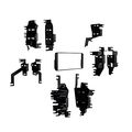 Metra 99-8300 Double Single Din Installation Dash Kit For Select 2000- Scion Subaru Toyota Vehicles Black 
