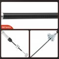 A-premium Rear Driver And Passenger Side Parking Brake Cable Assembly Compatible With Toyota Chevrolet Geo Models Corolla