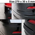 Runmade Universal Black Anti-collision Patch Bumper Guard Strip Anti-scratch Protector Trim For Cars 2 Pack