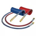 Tectran 1621540rh Industry Grade Aircoil With Brass Handle Red 15 Length 40 Pigtail Tractor End 12 Trailer 
