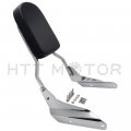 Httmt Mt143 Ss001-sa- Chrome Skull Backrest Sissy Bar Compatible With Magna Vf250 1995-2006 Vf750 1994-2003