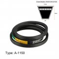 Uxcell A1150 V-belts 1150mm Inner Girth 13mm Top Width 8mm Thickness A-section Rubber Drive Transmission Belt