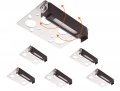 Cloudy Bay 6 Pack 4 Inch 12v-15 Vac Dc Low Voltage Hardscape Lighting Paver Retaining Wall Lights Outdoor Ip65 Waterproof 3w 