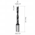 Uxcella Brad Point Drill Bits For Wood 5 5mm X 70mmward Turning Hss For Woodworking Carpentry Drilling Tool