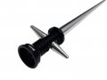 5 4 Inch Big Silver Lightsaber Blade Laser Sword Antenna In Cnc Machined Billet Aluminum Short For Dodge Ram 1500 2500 3500 