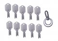 Jeenda 10 Forklift Key For Clark Yale Hyster Komatsu Gradall Gehl Crown New Holland Caterpillar Jlg Daewoo More 166 6t-2663