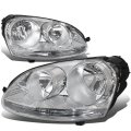 Chrome Housing Headlight Head Lamps Tool Kit Compatible With Vw Jetta Rabblit 05-10