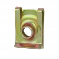 Uxcell 25pcs Iron Speed Fastener U Nut Clip Brass Tone For M6 Screw Bolt