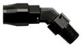 Fragola 3000 Series Direct Fit 45 Degree Low Profile Hose End -10 An W 1 2 Mpt Threads Black 
