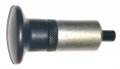 Pack Of 2 Sbds Pop Pull Pin 1 Diameter Spring Loaded Steel Plunger X 1-1 Length Weld On Barrel  Jumbo Round Hard Plastic Knob 