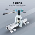 Omt Flaring Tool Set With Tubing Cutter Deburring Bar 4 7 Mm 5mm 6mm 1 8mm0mm And 1 2 Adapters Kit For Single Double Bubble