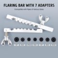 Omt Flaring Tool Set With Tubing Cutter Deburring Bar 4 7 Mm 5mm 6mm 1 8mm0mm And 1 2 Adapters Kit For Single Double Bubble