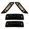 Niuparts 4 Pcs Led Cab Door Marker Light Amber And Front Fender Side Turn Signal Indicator Amber -driver Passenger Fit
