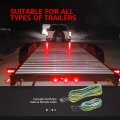 Mictuning Trailer Wiring Harness Extension Kit 4 Pin 25 Feet Male And 6 Female Connector 18 Awg Color Coded 4-way Flat Wires