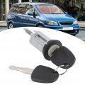 Ignition Switch Abs Steel Alloy Black Silver Barrel Lock With 2 Keys Fit Replacement For Vauxhall Astra F Mk3 G Mk4