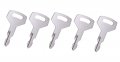 Jeenda Ignition Key K250 Compatible With Kobelco Kawasaki Case Mini Excavator Wheel Loaders New Holland Excavators 5