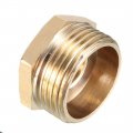 Uxcell Brass Threaded Pipe Fitting G3 4 Male X G1 Female Hex Bushing Adapter