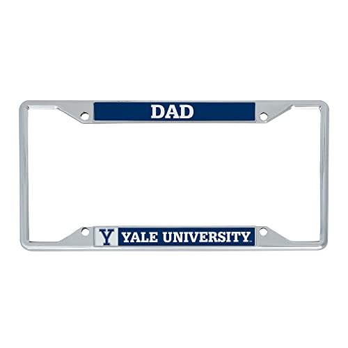 Desert Cactus Yale University Metal License Plate Frame For Front Or Back Of Car Officially Licensed Dad