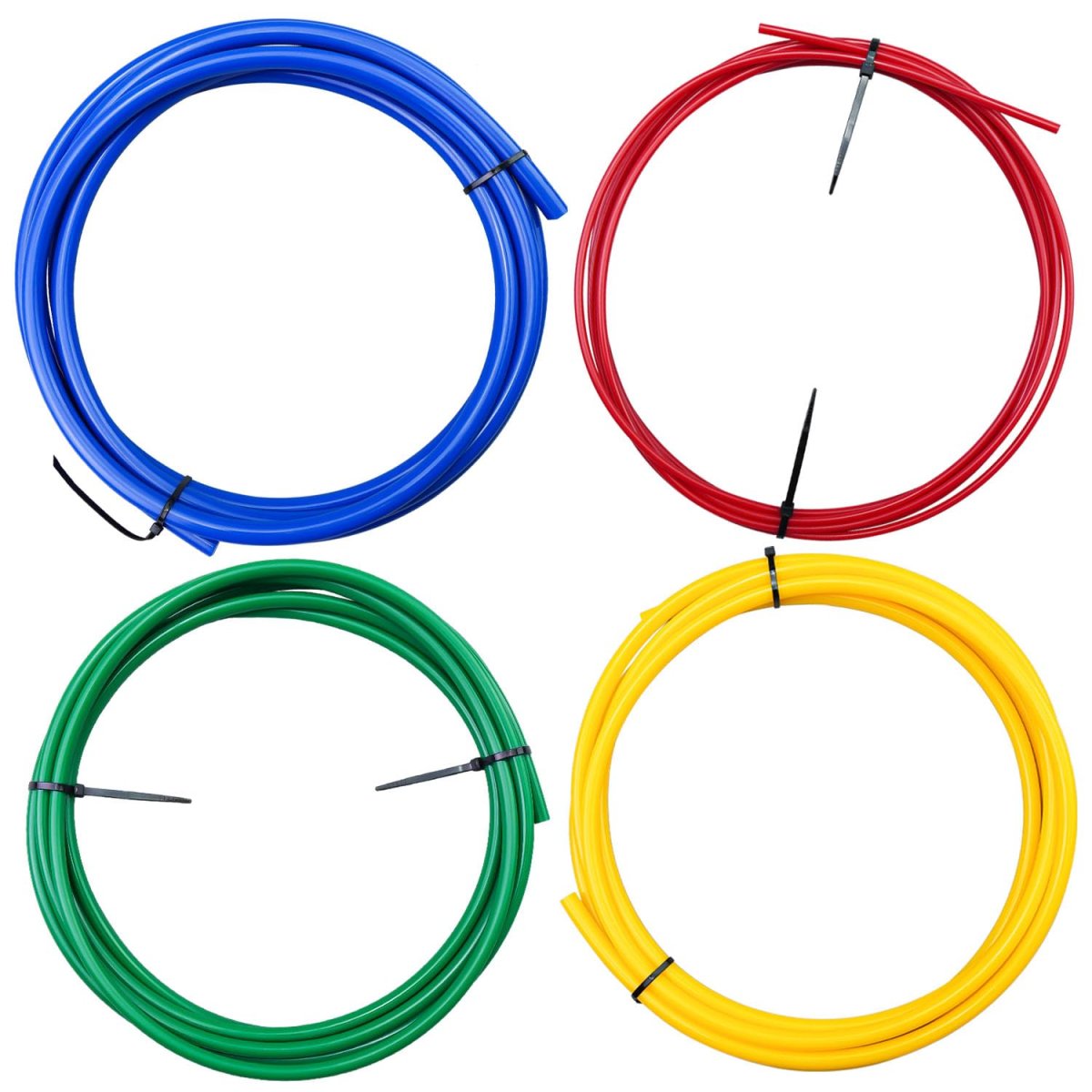 4pcs 4m Ac Copper Pipe Bender Kit Air Conditioning Tubing Extension For 1 4 In 3 8 2 5 With Built Bending Strip