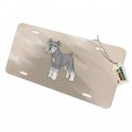 Graphics More Miniature Schnauzer Dog Novelty Metal Vanity Tag License Plate
