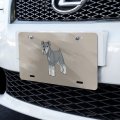 Graphics More Miniature Schnauzer Dog Novelty Metal Vanity Tag License Plate