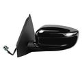 Driver Side Mirror For Dodge Dart Textured Black With Ptm Cover Turn Signal And Puddle Lamp Heated Power Foldaway No Blind Spot 