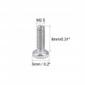 Uxcell M2 5x8mm Machine Screws Pan Phillips Cross Head Screw 304 Stainless Steel Fasteners Bolts 100pcs