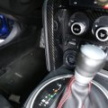 Inner Center Console Gear Control Panel Side Strip Cover Trim Compatible With 2012-2020 Toyota 86 Subaru Brz Carbon Fiber Look