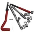 15 Pieces M10 X 1 5 Compatible Thread Repair Wire Insert Set 