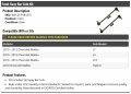 Front Sway Bar Link Kit 2 Piece Compatible With 2010-2012 Chevy Malibu
