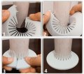 Wall Flange Easy Installation Plastic Radiator Escutcheon Water Pipe Drain Line Cover Collar Decorations Pipe Collar 0 59-1