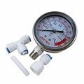 Digiten Water Pressure Gauge Meter 0-1 6mpa 0-220psi 1 4 F Reverse Osmosis System Pump