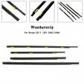 Topteng 4pcs Weatherstrip Window Seal Belt 72410-sca-e01 Is Suitable For Honda Cr-v Crv 2002-2006