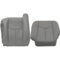Seat Covers For Chevy Silverado Tahoe Suburban Avalanche Gmc Sierra Yukon Xl 2003 2006 Driver Side Bottom And Back Pewter Gray 