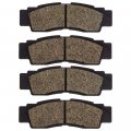 Niche Front Left Right Brake Pad Set For Yamaha 2hc-25805-00-00 Organic 2 Pack
