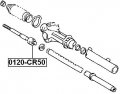 Steering Tie Rod Febest 0122-cr50 45503-29685