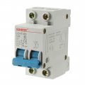 Uxcell 2 Poles 32a 400v Low-voltage Miniature Circuit Breaker Din Rail Mount Dz47-63 C32