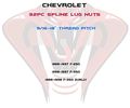 32 Chrome 9 16 Spline Locking Lug Nuts 1988-1998 Ford F250 F350 Dually Includes 2 Security Socket Keys 