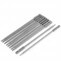Uxcella 150mm Long 2 5mm Tip Hex Shank Hexagon Screwdriver Bits Tool 10pcs