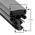 Passl A 341-448-02 Door Gasket Size2 1 2 X 59 1 2 Traulsen Seal For Cooler Or Freezer A Compatible With 341-41448-02